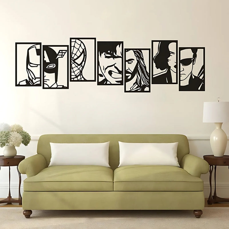 Superhero Panel Wall Art
