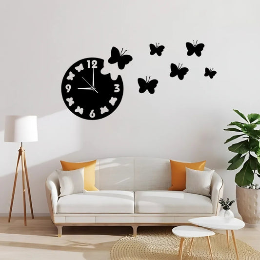 Butterfly Accent Wall Clock