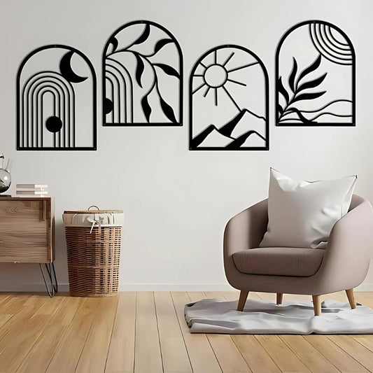 Modern Arched Wall Art Set