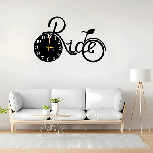 Ride-Inspired Bicycle Wall Clock