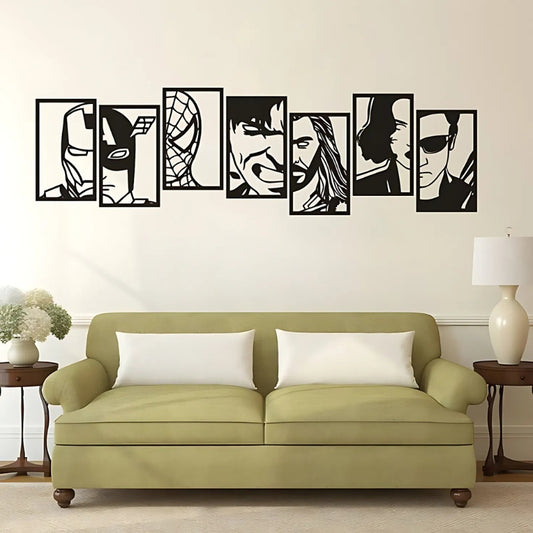 Superhero Panel Wall Art
